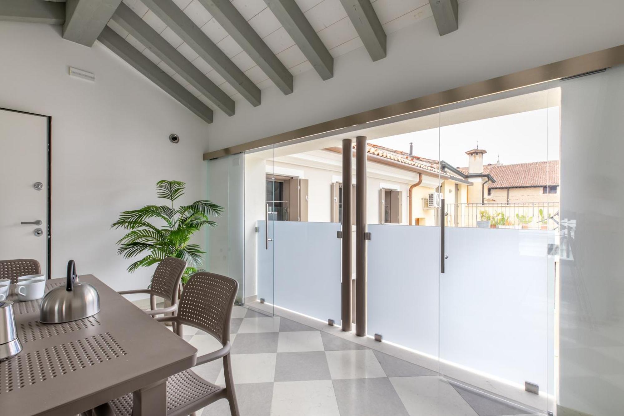 Corte Alle Mura - Mansarda Lux Cittadella Ngoại thất bức ảnh